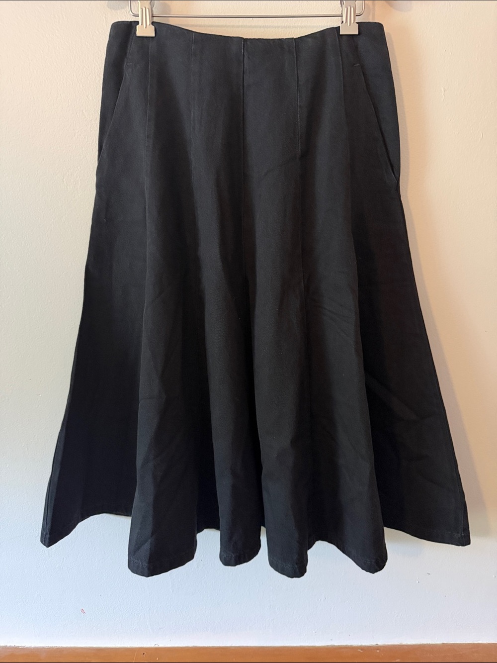 Madewell Airy Denim Circle Skirt in Hanne Wash Size 27 - Picture 5 of 8